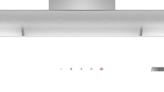 Serie | 6 Duvar Tipi Davlumbaz 60 cm Beyaz Cam Yüzey