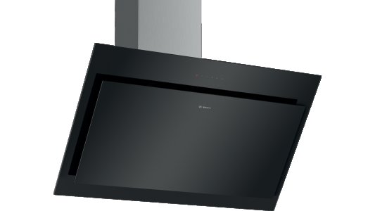 Serie | 4 Duvar Tipi Davlumbaz 90 cm Siyah Cam Yüzey